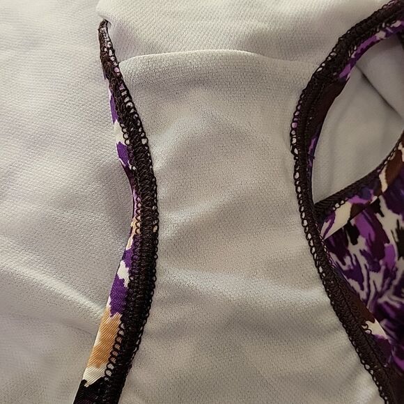 BRAND NEW SPEEDO WOMEN"S CRISSCROSS BACK STYLE ONE-PIECE HALTER RUCHED SWIMSUIT - Picture 13 of 13